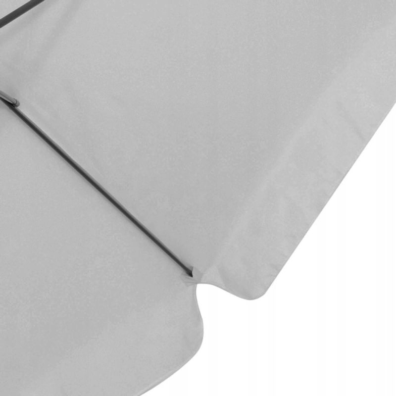 Casa si Gradina - Gradina si terasa - Umbrele si pavilioane - Umbrele - Umbrela de gradina cu brat lateral banana, cu husa, 300cm, gri deschis - Infinity.ro