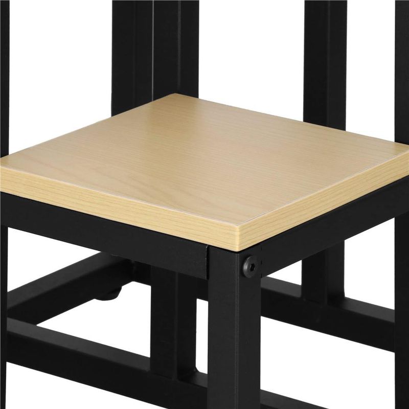 Casa si Gradina - Gradinarit si plante - Plante si ghivece - Ghivece si suporturi - Stand pentru flori, cadru metalic, 4 etajere, 34x34x68 cm, bej - Infinity.ro