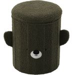 Casa si Gradina - Mobilier - Mobilier copii - Mobilier camera copiilor - Taburet pentru copii, pliabil cu spatiu depozitare, 80kg, 28×34 cm, verde - Infinity.ro