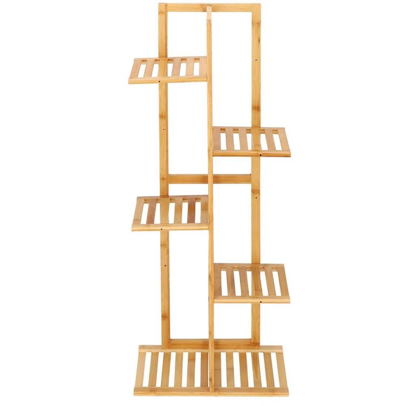 Casa si Gradina - Gradinarit si plante - Plante si ghivece - Ghivece si suporturi - Stand de flori din lemn cu 6 etajere suport GA199, 102x40cm - Infinity.ro