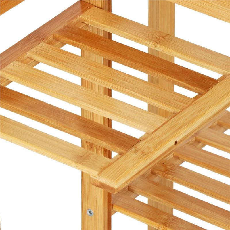 Casa si Gradina - Gradinarit si plante - Plante si ghivece - Ghivece si suporturi - Stand de flori din lemn cu 6 etajere suport GA199, 102x40cm - Infinity.ro