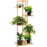 Casa si Gradina - Gradinarit si plante - Plante si ghivece - Ghivece si suporturi - Stand de flori din lemn cu 6 etajere suport GA199, 102x40cm - Infinity.ro