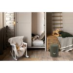 Casa si Gradina - Mobilier - Mobilier copii - Mobilier camera copiilor - Taburet pentru copii, pliabil cu spatiu depozitare, 80kg, 28×34 cm, verde - Infinity.ro