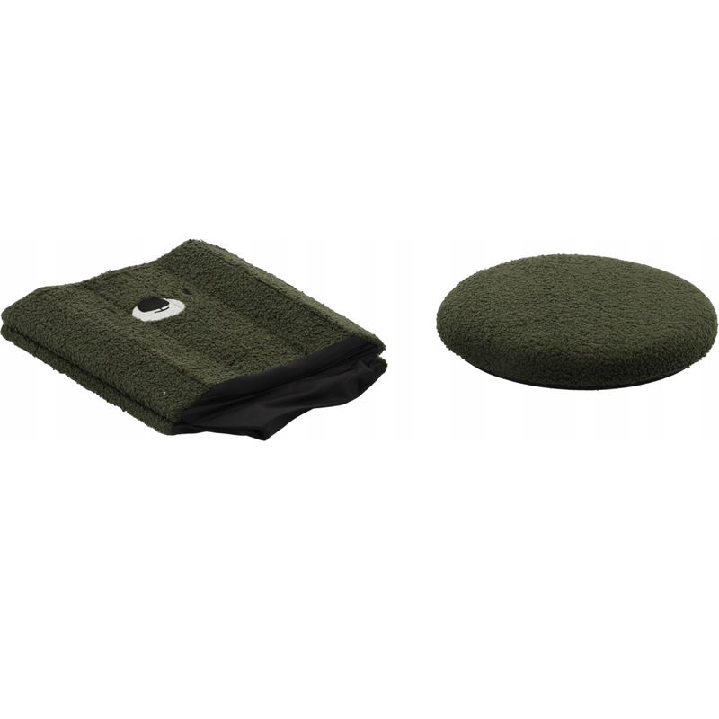 Casa si Gradina - Mobilier - Mobilier copii - Mobilier camera copiilor - Taburet pentru copii, pliabil cu spatiu depozitare, 80kg, 28×34 cm, verde - Infinity.ro