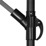 Casa si Gradina - Gradina si terasa - Umbrele si pavilioane - Umbrele - Umbrela de gradina cu brat lateral banana, cu husa, 300cm, rosu - Infinity.ro