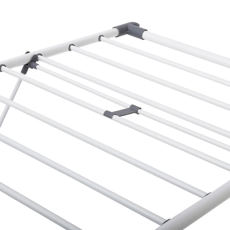 Casa si Gradina - Sanitare - Suporturi si accesorii baie - Accesorii baie - Uscator rufe 5Five Sinai cu lungime de uscare 15 m, otel si polipropilena, 150x61x96 cm, gri - Infinity.ro