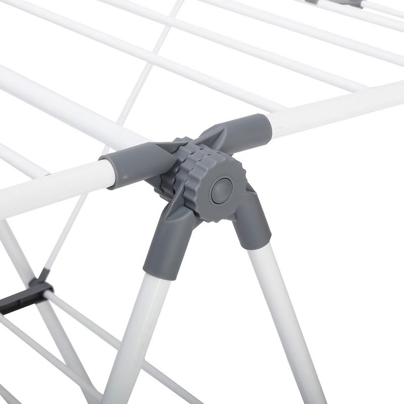 Casa si Gradina - Sanitare - Suporturi si accesorii baie - Accesorii baie - Uscator rufe 5Five Sinai cu lungime de uscare 15 m, otel si polipropilena, 150x61x96 cm, gri - Infinity.ro