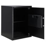 Casa si Gradina - Mobilier - Organizare si depozitare - Cutii depozitare - Seif electronic standard cu cifru si cheie, 350x500x360 mm, Otel, Negru - Infinity.ro