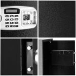 Casa si Gradina - Mobilier - Organizare si depozitare - Cutii depozitare - Seif electronic standard cu cifru si cheie, 350x500x360 mm, Otel, Negru - Infinity.ro