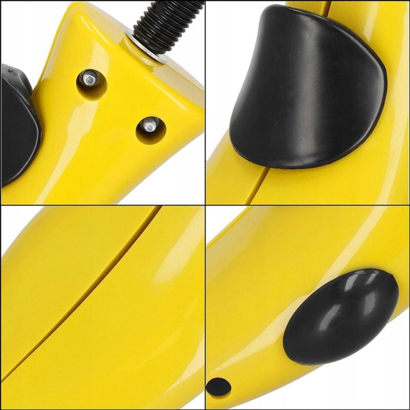 Casa si Gradina - Mobilier - Organizare si depozitare - Organizatoare pentru sertare si dulapuri - Set 2 sanuri pentru largit si alungit pantofi, din plastic, marime 36-38, galben - Infinity.ro