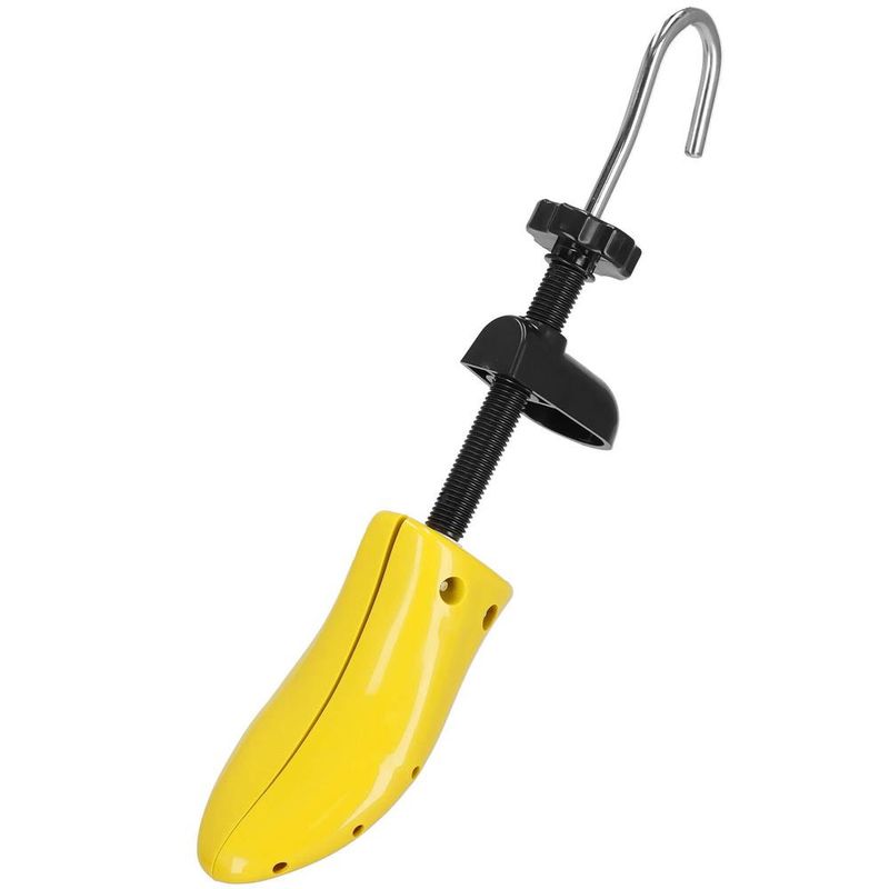 Casa si Gradina - Mobilier - Organizare si depozitare - Organizatoare pentru sertare si dulapuri - Set 2 sanuri pentru largit si alungit pantofi, din plastic, marime 42-44, galben - Infinity.ro