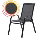 Casa si Gradina - Gradina si terasa - Mobilier exterior - Seturi mobila gradina - Set mobilier gradina textilene, 2 scaune, 1 canapea si 1 masa, gri inchis - Infinity.ro