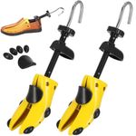 Casa si Gradina - Mobilier - Organizare si depozitare - Organizatoare pentru sertare si dulapuri - Set 2 sanuri pentru largit si alungit pantofi, din plastic, marime 42-44, galben - Infinity.ro