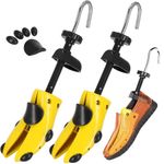 Casa si Gradina - Mobilier - Organizare si depozitare - Organizatoare pentru sertare si dulapuri - Set 2 sanuri pentru largit si alungit pantofi, din plastic, marime 42-44, galben - Infinity.ro