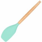 Casa si Gradina - Mobilier - Seturi de mobilier - Seturi bucatarie - Set Sersimo 12 ustensile de bucatarie din silicon termorezistent si maner din bambus, verde - Infinity.ro