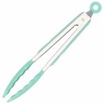 Casa si Gradina - Mobilier - Seturi de mobilier - Seturi bucatarie - Set Sersimo 12 ustensile de bucatarie din silicon termorezistent si maner din bambus, verde - Infinity.ro