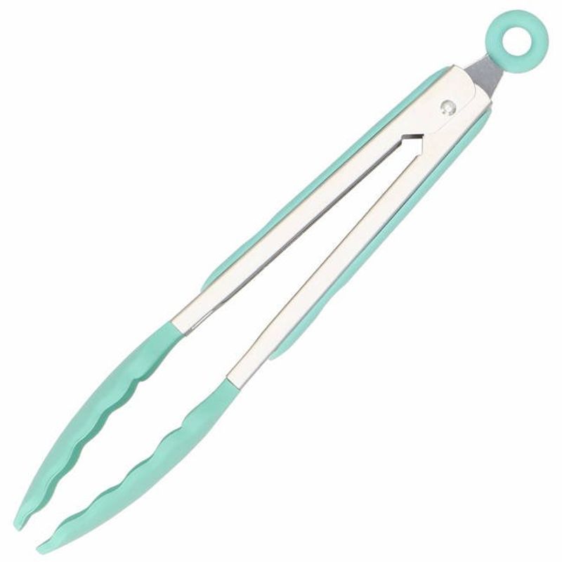 Casa si Gradina - Mobilier - Seturi de mobilier - Seturi bucatarie - Set Sersimo 12 ustensile de bucatarie din silicon termorezistent si maner din bambus, verde - Infinity.ro