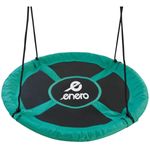 Casa si Gradina - Gradina si terasa - Balansoare si hamace - Balansoare - Leagan tip cuib, diametru XXL 110 cm, inaltime reglabila, maxim 150 kg, verde - Infinity.ro