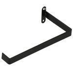 Casa si Gradina - Sanitare - Suporturi si accesorii baie - Accesorii baie - Suport hartie igienica din otel cu sertar depozitare, sistem montare inclus, 22cm, negru bej - Infinity.ro