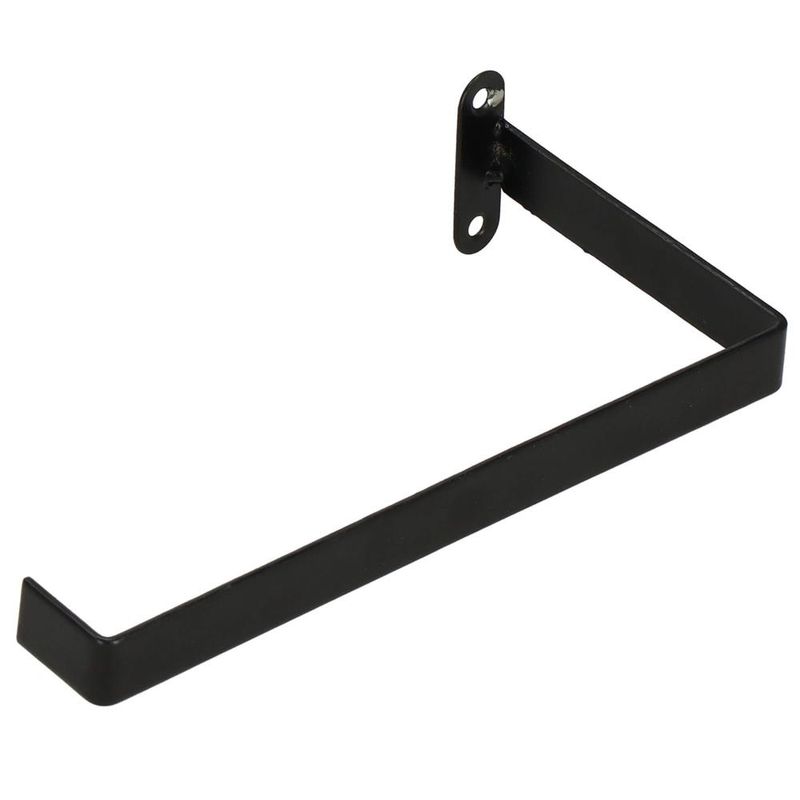 Casa si Gradina - Sanitare - Suporturi si accesorii baie - Accesorii baie - Suport hartie igienica din otel cu sertar depozitare, sistem montare inclus, 22cm, negru bej - Infinity.ro
