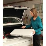 Casa si Gradina - Gradina si terasa - Mobilier exterior - Seturi mobila gradina - Banca pliabila pentru evenimente si catering, 183x28x43 cm, din HDPE si otel, alb - Infinity.ro