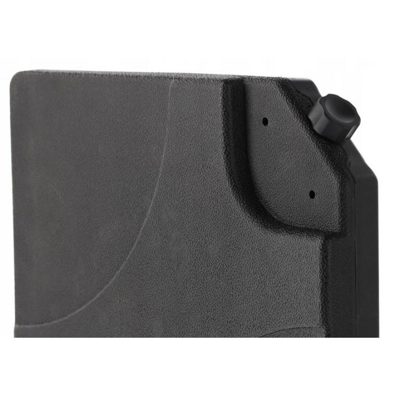 Casa si Gradina - Gradina si terasa - Umbrele si pavilioane - Umbrele - Suport baza umbrela 50x50x8 cm, set 4 elemente umplere cu apa sau nisip, manere metalice, plastic rezistent, negru - Infinity.ro