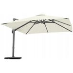 Casa si Gradina - Gradina si terasa - Umbrele si pavilioane - Umbrele - Suport baza umbrela 50x50x8 cm, set 4 elemente umplere cu apa sau nisip, manere metalice, plastic rezistent, negru - Infinity.ro