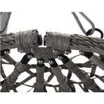 Casa si Gradina - Gradina si terasa - Balansoare si hamace - Balansoare - Leagan tip cuib suspendat, cu perna, cadru metalic si cos PE, 103x95x185 cm, gri - Infinity.ro