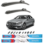Auto si Moto - Intretinere auto - Stergatoare - Stergatoare TeamCar® Mercedes C-Class W205 (2014–2021) – Set fata - Infinity.ro