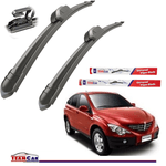 Auto si Moto - Intretinere auto - Stergatoare - Stergatoare TeamCar® SsangYong Actyon (2006–2014) – Set fata, Flat - Infinity.ro