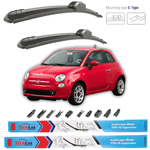 Auto si Moto - Intretinere auto - Stergatoare - Stergatoare Fiat 500 (2007-2016) - Infinity.ro