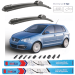 Auto si Moto - Intretinere auto - Stergatoare - Stergatoare Volkswagen Polo (9N3) HATCHBACK 2005-2009 – Set fata - Infinity.ro