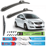 Auto si Moto - Intretinere auto - Stergatoare - Stergatoare Opel Corsa D 3 doors (2006-2010) TeamCar® – Set Complet - Infinity.ro