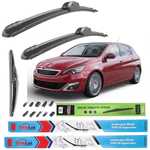 Auto si Moto - Intretinere auto - Stergatoare - Stergatoare Peugeot 308 II (2013–2017) TeamCar® – Set Complet - Infinity.ro
