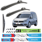 Auto si Moto - Intretinere auto - Stergatoare - Stergatoare TeamCar® Volkswagen Caddy IV (2015–2020) – Set Complet - Infinity.ro