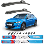 Auto si Moto - Intretinere auto - Stergatoare - Stergatoare Peugeot 208 II (P21, 2019–prezent) – Set fata - Infinity.ro