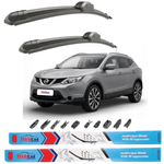 Auto si Moto - Intretinere auto - Stergatoare - Stergatoare Nissan Qashqai J11 (2013–2017) TeamCar® – Set fata - Infinity.ro