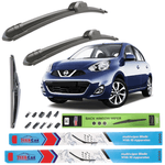 Auto si Moto - Intretinere auto - Stergatoare - Stergatoare Nissan Micra K13 (2010–2016) TeamCar® – Set Complet - Infinity.ro