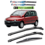 Auto si Moto - Intretinere auto - Stergatoare - Stergatoare Fiat Multipla (186) 1999-2005 TeamCar® – Set Complet Hybrid - Infinity.ro