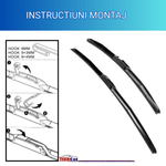 Auto si Moto - Intretinere auto - Stergatoare - Stergatoare Ford Transit Connect Mk1 (2002–2013) TeamCar® Flat – Set fata - Infinity.ro