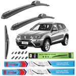 Auto si Moto - Intretinere auto - Stergatoare - Stergatoare Auto TeamCar® BMW X3 F25 (2010–2017) – Set Complet Fata + Spate - Infinity.ro