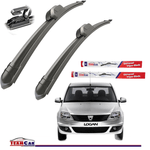Auto si Moto - Intretinere auto - Stergatoare - Stergatoare TeamCar® Dacia Logan I (2004–2012) – Flat - Set fata - Infinity.ro