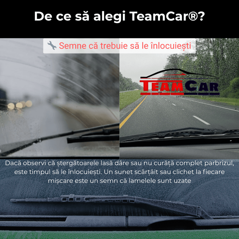Auto si Moto - Intretinere auto - Stergatoare - Stergatoare Hybrid TeamCar® Opel Corsa D 5 Usi (2006–2014) – Set fata - Infinity.ro