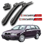 Auto si Moto - Intretinere auto - Stergatoare - Stergatoare Skoda Octavia Combi (1996–2004) TeamCar® Flat – Set fata - Infinity.ro