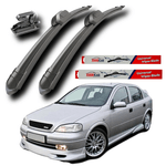 Auto si Moto - Intretinere auto - Stergatoare - Stergatoare OPEL Astra G Hatcback (1998–2004) TeamCar® Flat – Set fata - Infinity.ro
