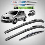 Auto si Moto - Intretinere auto - Stergatoare - Stergatoare Dacia Sandero II (2012–2020) TeamCar® – Set Complet Hybrid - Infinity.ro