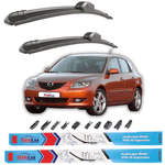Auto si Moto - Intretinere auto - Stergatoare - Stergatoare TeamCar® Mazda 3 BK Hatch (2003–2009) – Set fata - Infinity.ro