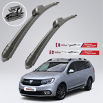 Auto si Moto - Intretinere auto - Stergatoare - Stergatoare Dacia Logan MCV II, Break (2013–2020) – Set fata Flat - Infinity.ro