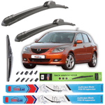 Auto si Moto - Intretinere auto - Stergatoare - Stergatoare TeamCar® Mazda 3 BK Hatch (2003–2009) – Set Complet - Infinity.ro