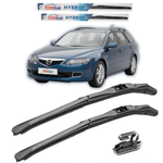 Auto si Moto - Intretinere auto - Stergatoare - Stergatoare Mazda 6 Wagon GY (2002–2008) – Set fata Hybrid - Infinity.ro